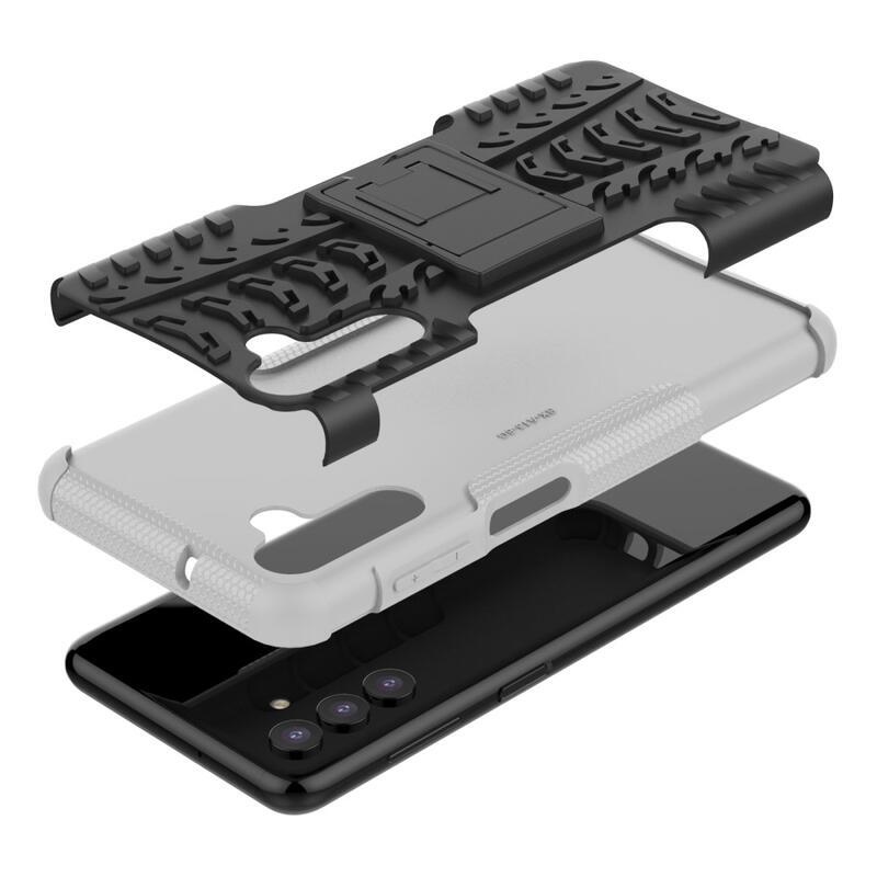 Rúgásálló hibrid borítás Samsung Galaxy A13 5G/Galaxy A04s (164,7 x 76,7 x 9,1 mm) - fehér