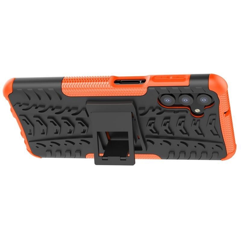 Rúgásálló hibrid borítás Samsung Galaxy A13 5G/Galaxy A04s (164,7 x 76,7 x 9,1 mm) - narancssárga