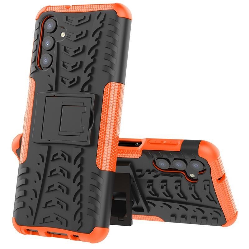 Rúgásálló hibrid borítás Samsung Galaxy A13 5G/Galaxy A04s (164,7 x 76,7 x 9,1 mm) - narancssárga