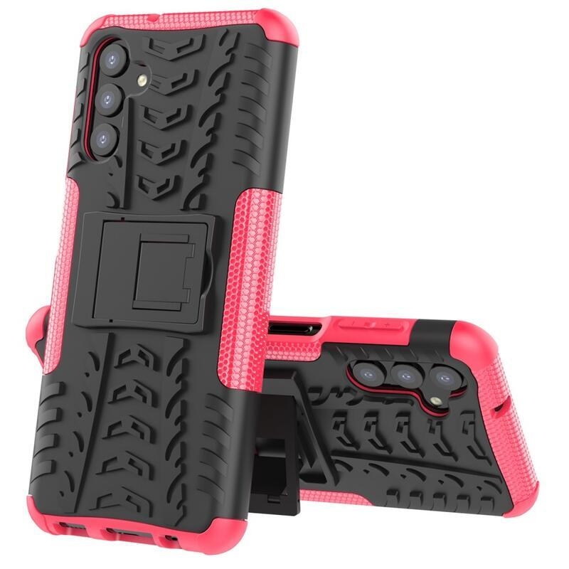 Rúgásálló hibrid borítás Samsung Galaxy A13 5G/Galaxy A04s (164.7 x 76.7 x 9.1 mm) - rózsaszínű