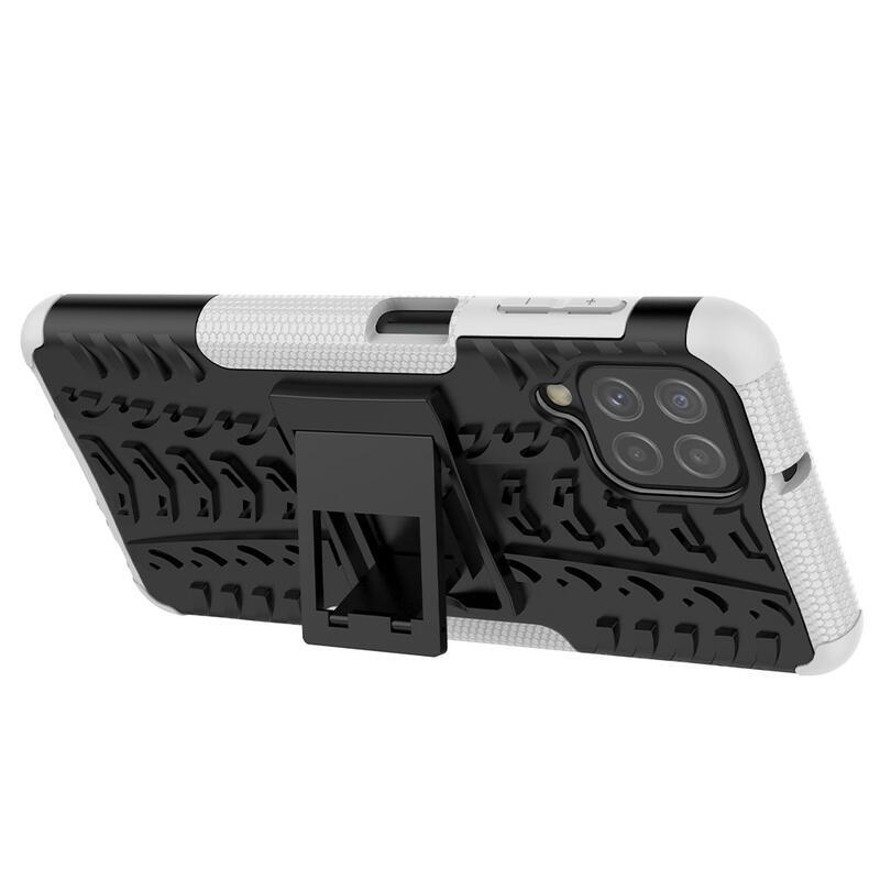 Kick tartós hibrid borítás Samsung Galaxy A22 4G készülékhez - fehér