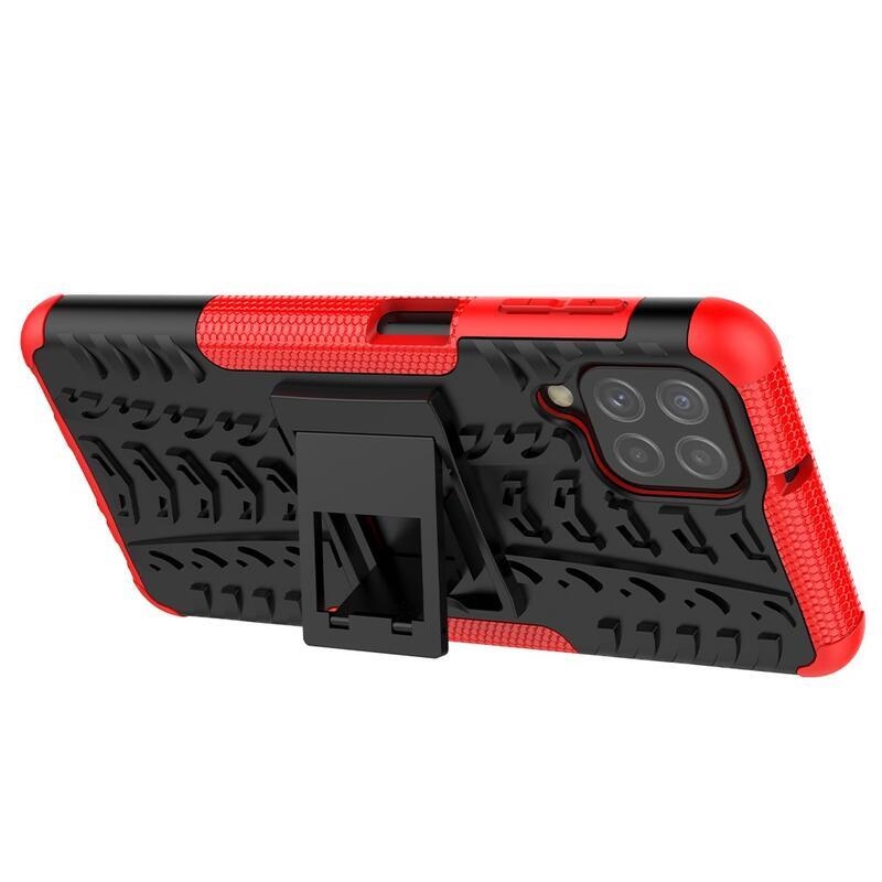 Kick tartós hibrid borítás Samsung Galaxy A22 4G készülékhez - piros