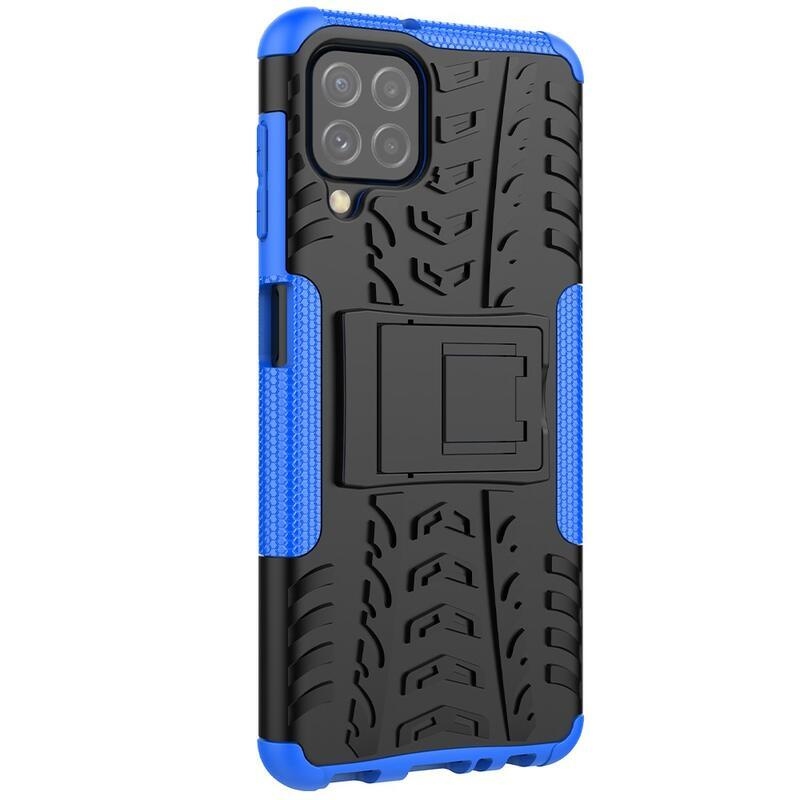 Kick tartós hibrid borítás Samsung Galaxy A22 4G készülékhez - kék