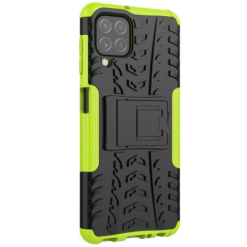 Kick tartós hibrid borítás Samsung Galaxy A22 4G készülékhez - zöld