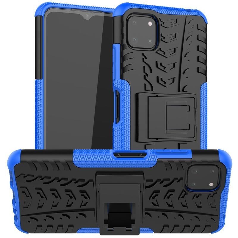 Kick tartós hibrid borítás Samsung Galaxy A22 5G készülékhez - kék