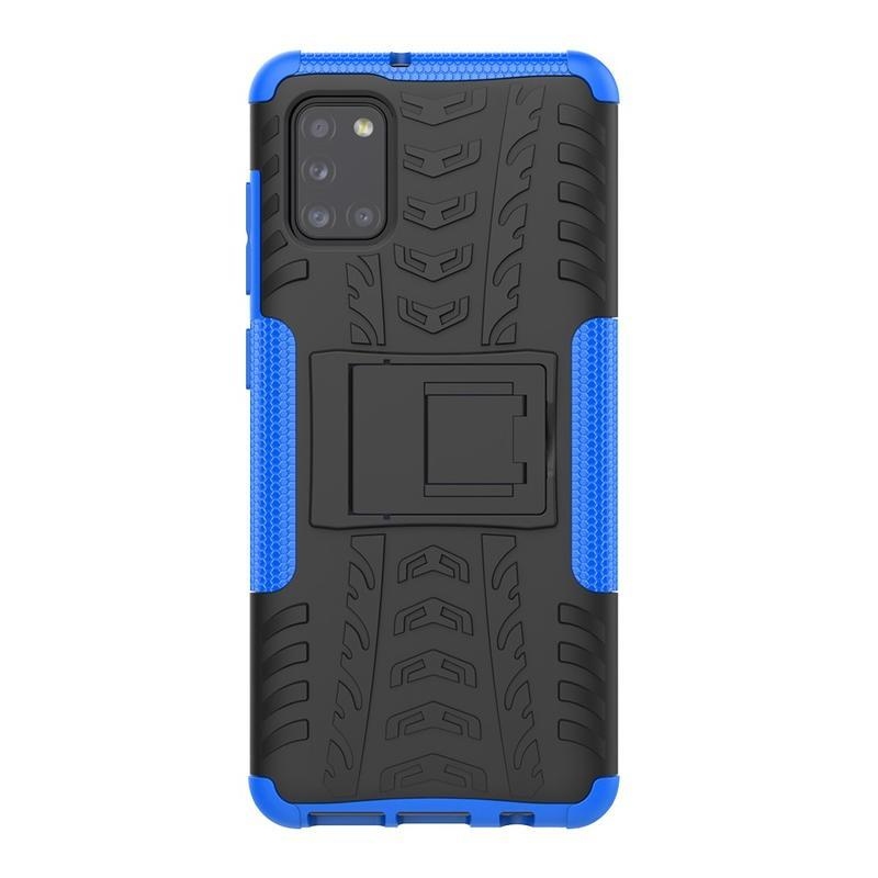 Kick tartós hibrid borítás Samsung Galaxy A31 készülékhez - kék
