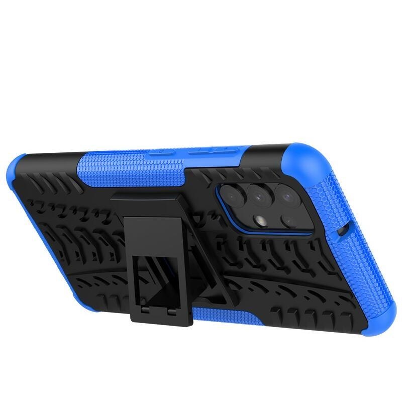 Kick tartós hibrid borítás Samsung Galaxy A32 4G készülékhez - kék