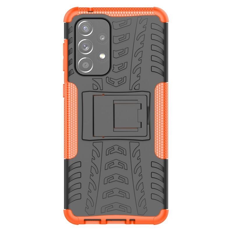 Kick tartós hibrid borítás Samsung Galaxy A33 5G készülékhez - narancssárga