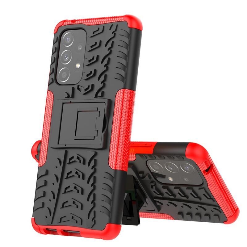 Kick tartós hibrid borítás Samsung Galaxy A53 5G készülékhez - piros