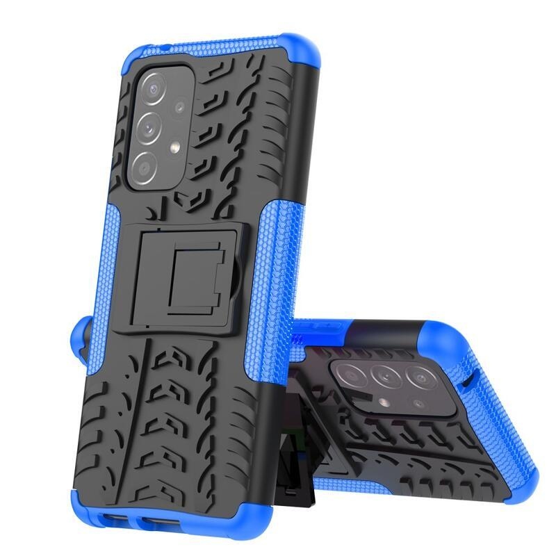 Kick tartós hibrid borítás Samsung Galaxy A53 5G készülékhez - kék