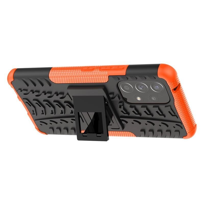 Kick tartós hibrid borítás Samsung Galaxy A53 5G készülékhez - narancssárga