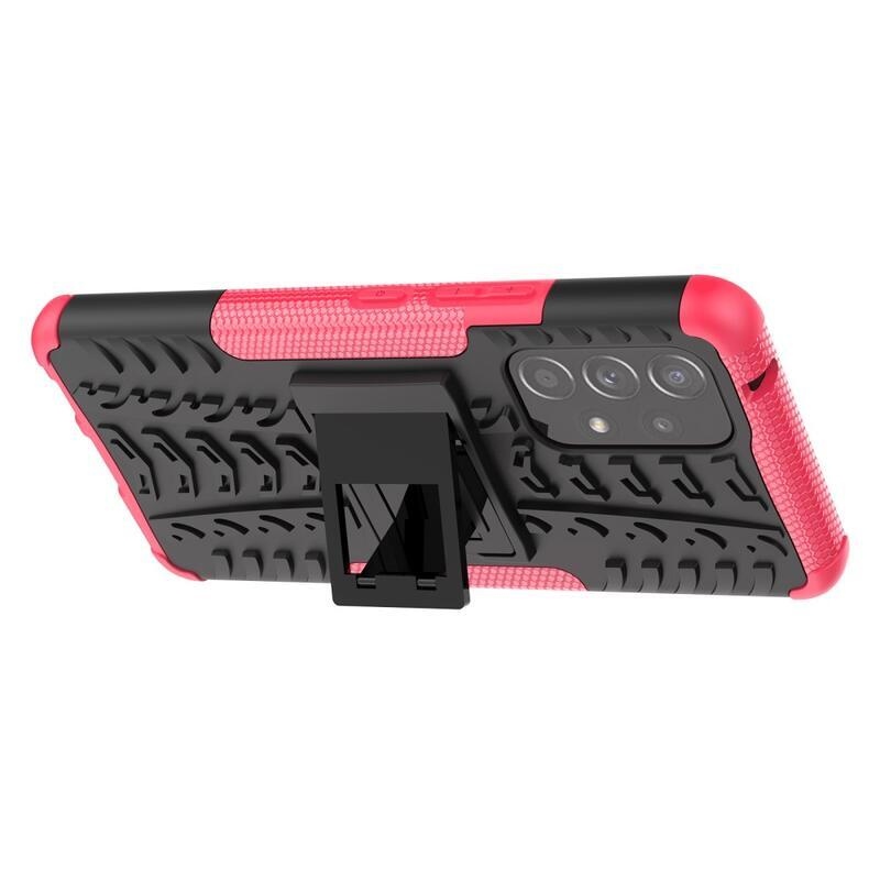 Kick tartós hibrid borítás Samsung Galaxy A53 5G készülékhez - rózsaszínű