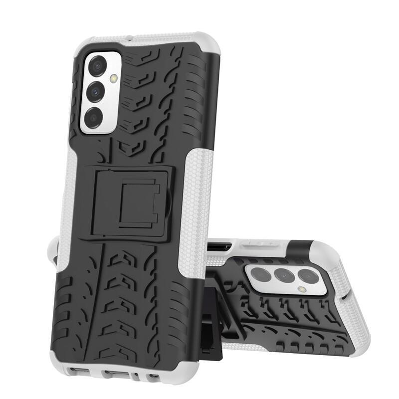 Kick tartós hibrid borítás Samsung Galaxy M23 5G készülékhez - fehér