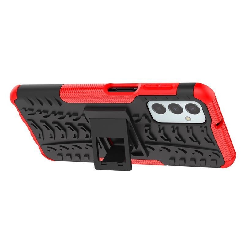 Kick tartós hibrid borítás Samsung Galaxy M23 5G készülékhez - piros