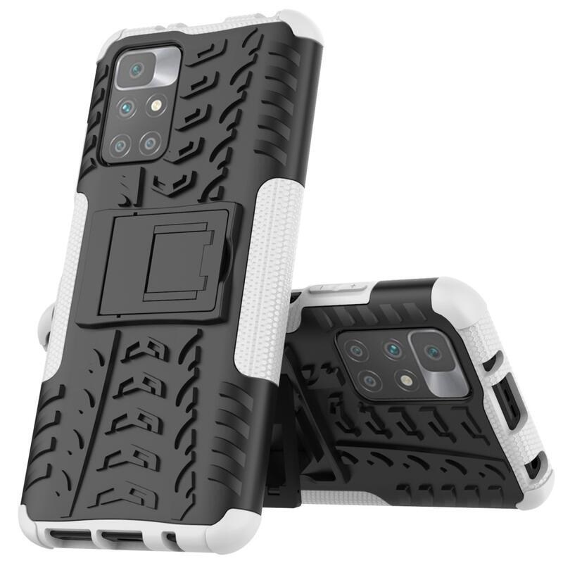 Kick tartós hibrid borítás Xiaomi Redmi 10/Redmi 10 (2022) - fehér