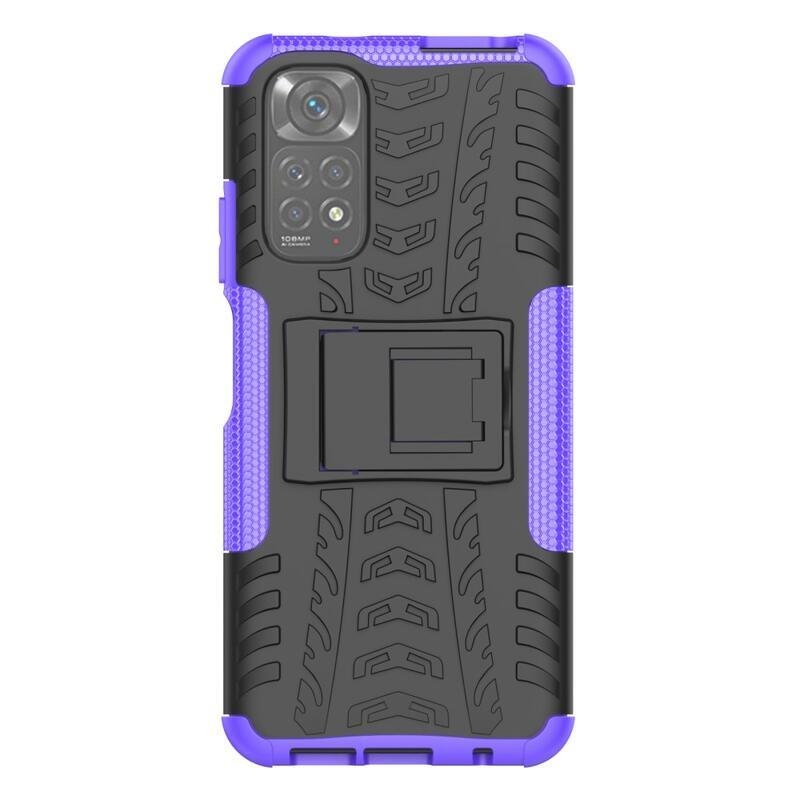 Kick tartós hibrid borítás Xiaomi Redmi Note 11 4G/Note 11S 4G - lila