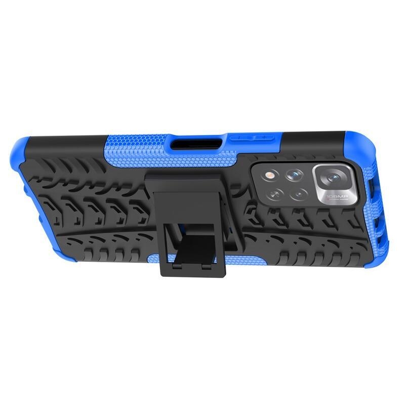 Kick tartós hibrid borító Xiaomi Redmi Note 11 Pro+ 5G - kék