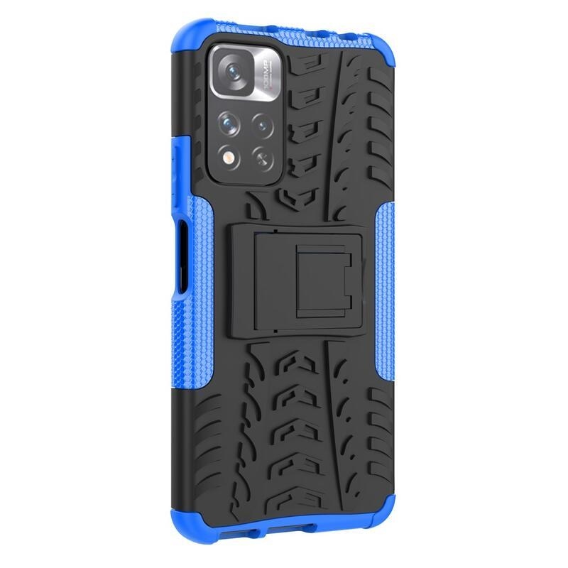 Kick tartós hibrid borító Xiaomi Redmi Note 11 Pro+ 5G - kék