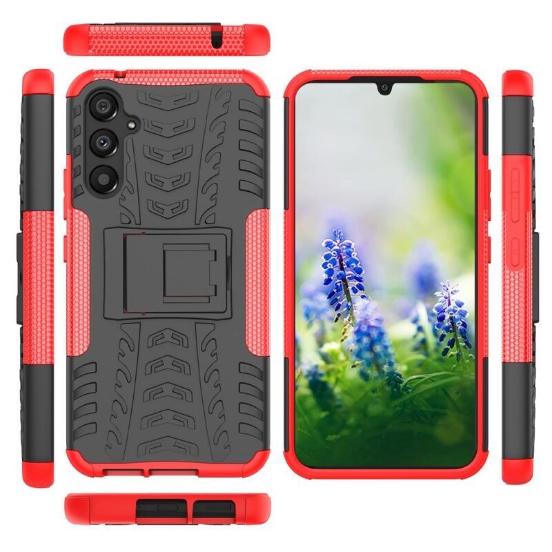 Rúgásálló hibrid borítás Samsung Galaxy A34 5G készülékhez - piros
