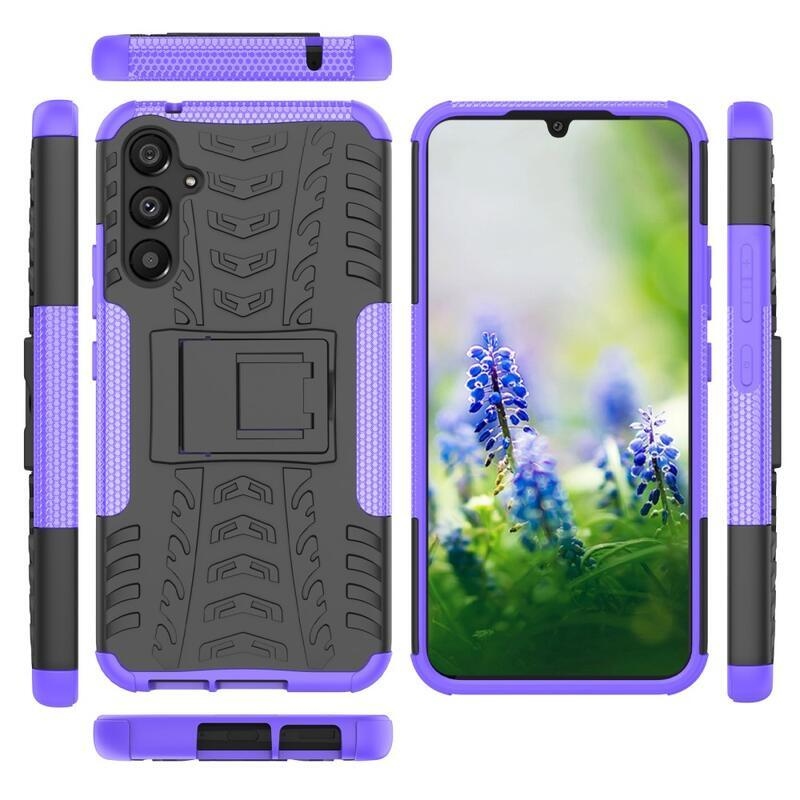 Rúgásálló hibrid borítás Samsung Galaxy A34 5G készülékhez - lila
