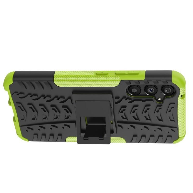 Rúgásálló hibrid borítás Samsung Galaxy A34 5G készülékhez - zöld