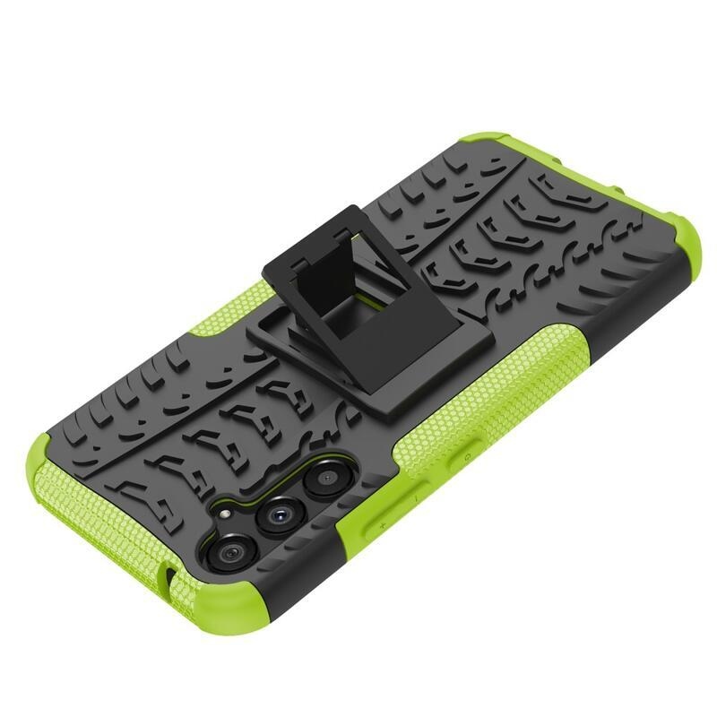 Rúgásálló hibrid borítás Samsung Galaxy A34 5G készülékhez - zöld