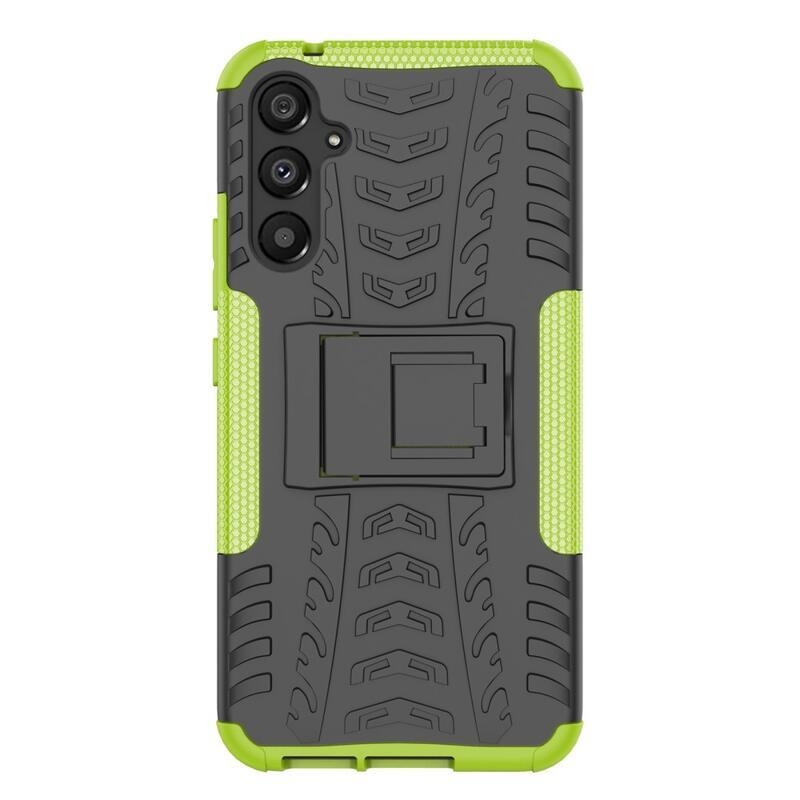 Rúgásálló hibrid borítás Samsung Galaxy A34 5G készülékhez - zöld