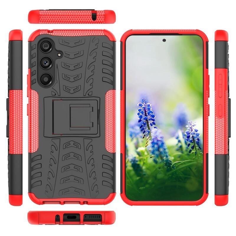 Rúgásálló hibrid borítás Samsung Galaxy A54 5G készülékhez - piros