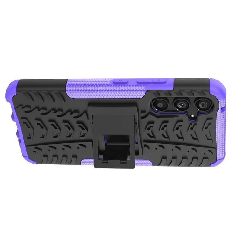 Rúgásálló hibrid borítás Samsung Galaxy A54 5G készülékhez - lila