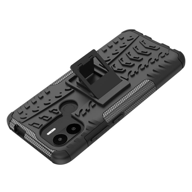 Kick tartós hibrid borítás Xiaomi Redmi A1+/A2+ készülékhez - fekete