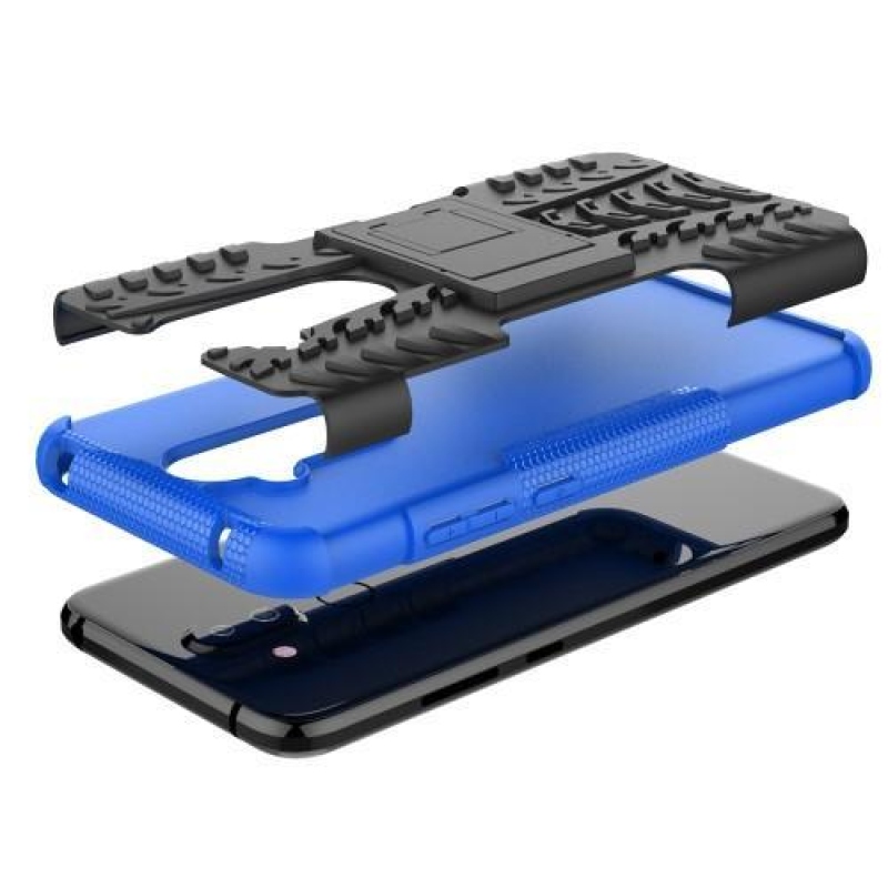 Kick tartós hibrid tok Nokia 8.1 készülékhez - kék