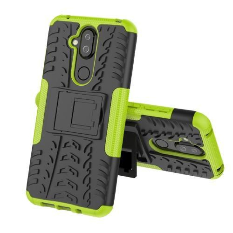 Kick tartós hibrid tok a Nokia 8.1 készülékhez - zöld színben