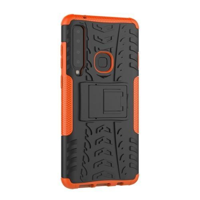 Kick tartós hibrid tok Samsung Galaxy A9 készülékhez - narancssárga