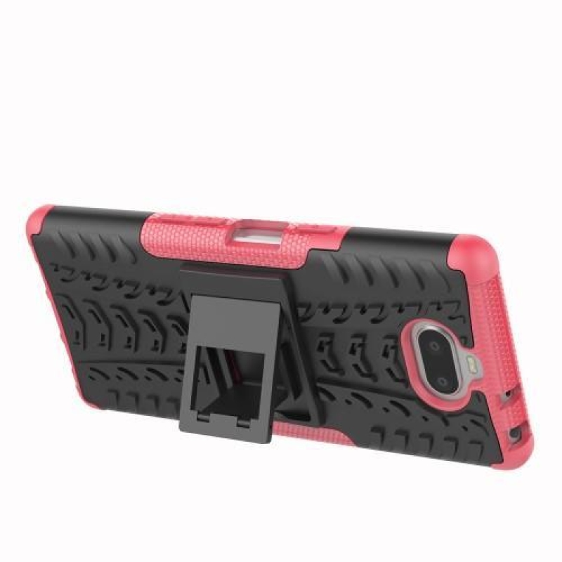 Rúgásálló hibrid tok a Sony Xperia 10 készülékhez - rózsaszínű