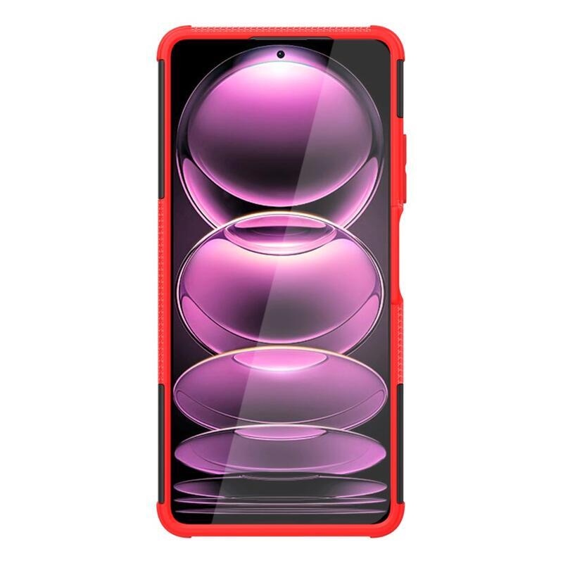 Rúgásálló borítás a Xiaomi Redmi Note 12 Pro 5G/Poco X5 Pro 5G készülékhez - piros