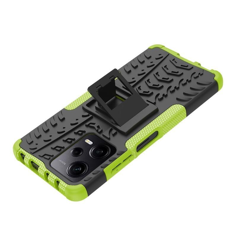 Rúgásálló borítás a Xiaomi Redmi Note 12 Pro 5G/Poco X5 Pro 5G készülékhez - zöld