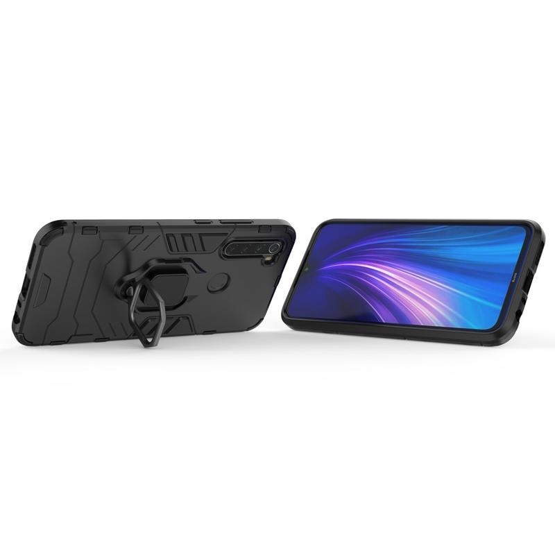 Guardy hibrid borító Xiaomi Redmi Note 8-hoz - fekete
