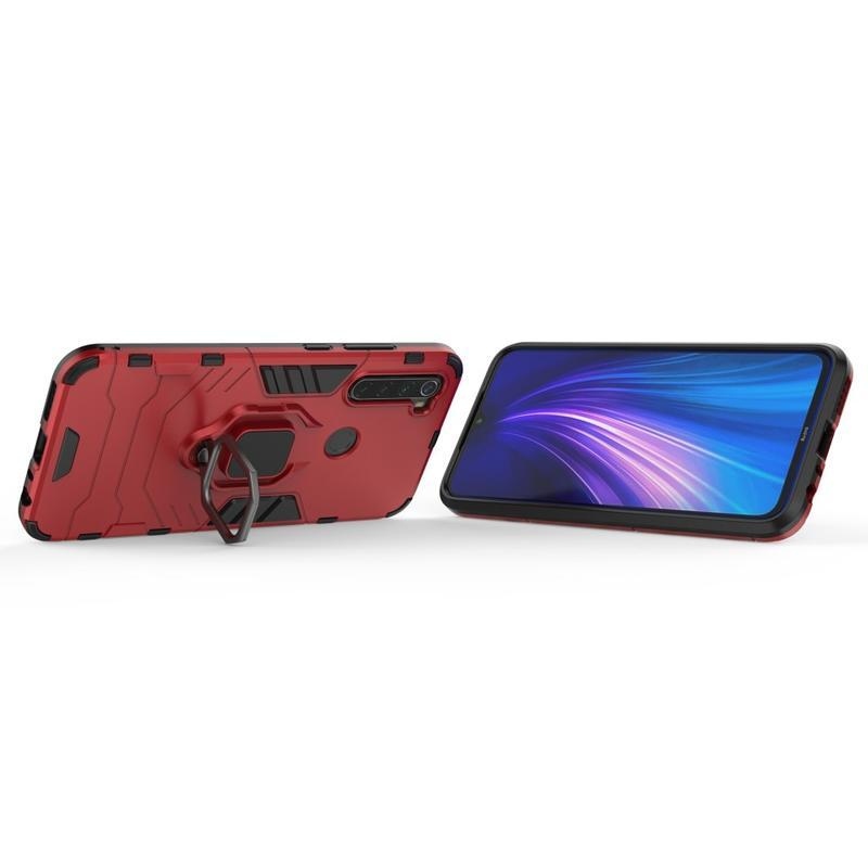 Guardy hibrid borító Xiaomi Redmi Note 8-hoz - piros