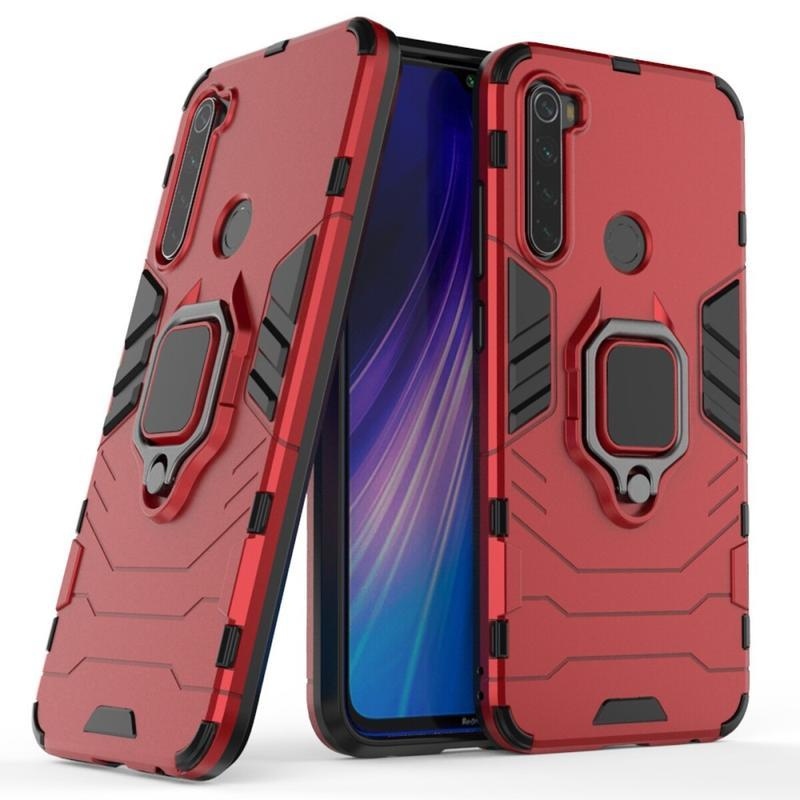 Guardy hibrid borító Xiaomi Redmi Note 8-hoz - piros