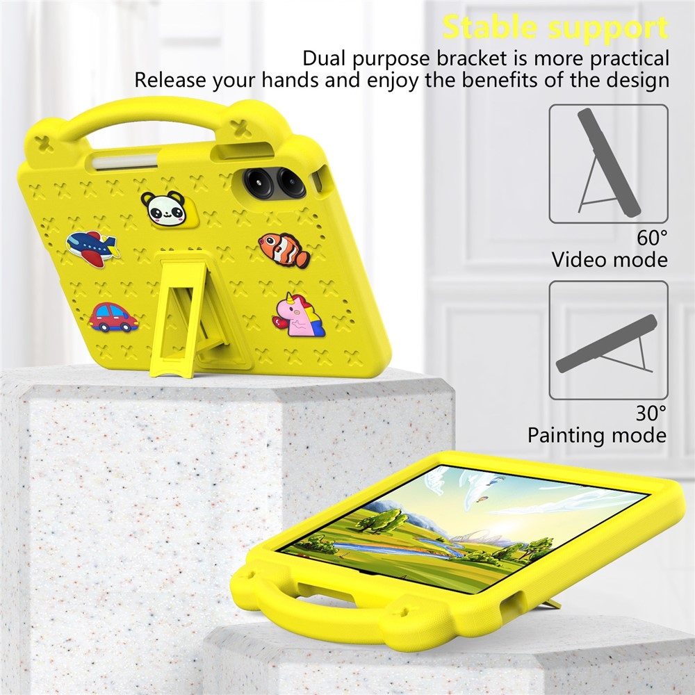 Tartós tok gyerekeknek Xiaomi Redmi Pad 2 Pro tablethez - sárga
