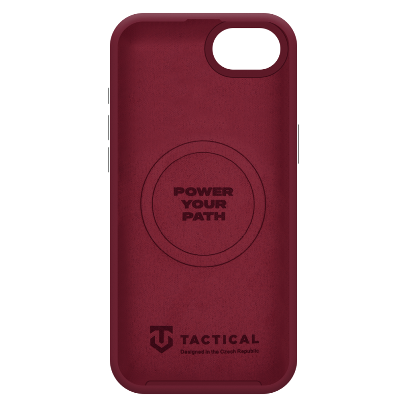 Tactical MagForce Velvet Smoothie 2.0 tok az Apple iPhone 16e/17e-hez, bordó