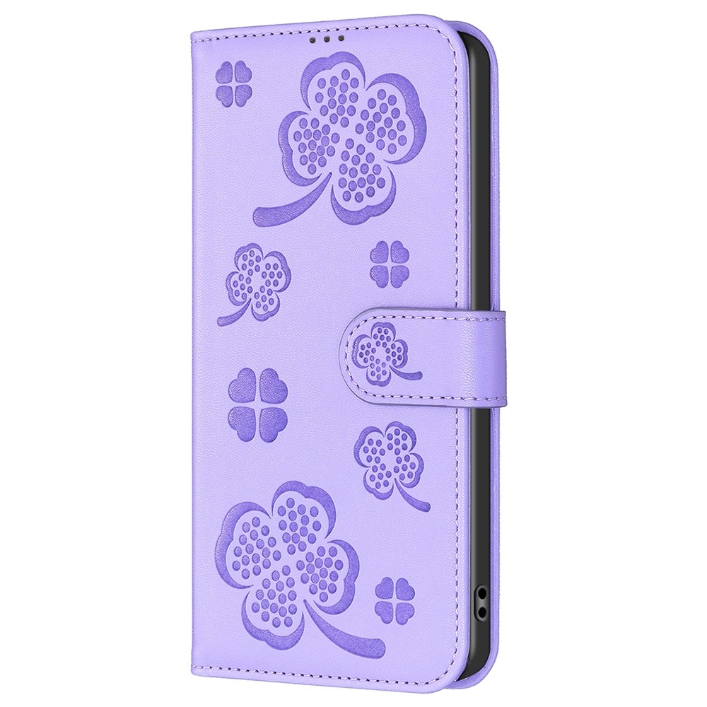 Clover könyv tok Xiaomi Redmi 13 4G/Poco M6 4G - lila