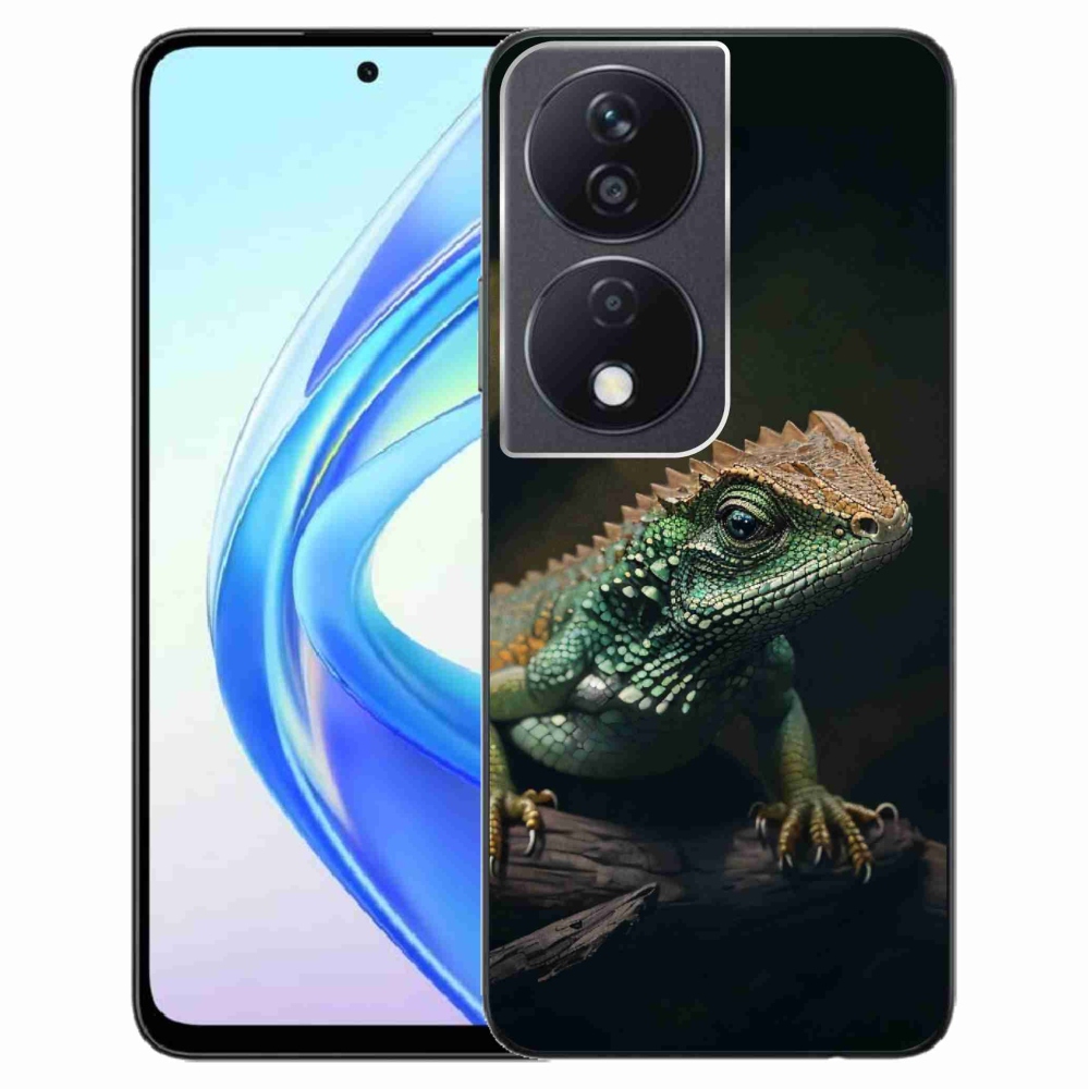 Gél borítás mmCase a Honor X7b/Honor 90 Smart készülékhez - gyík