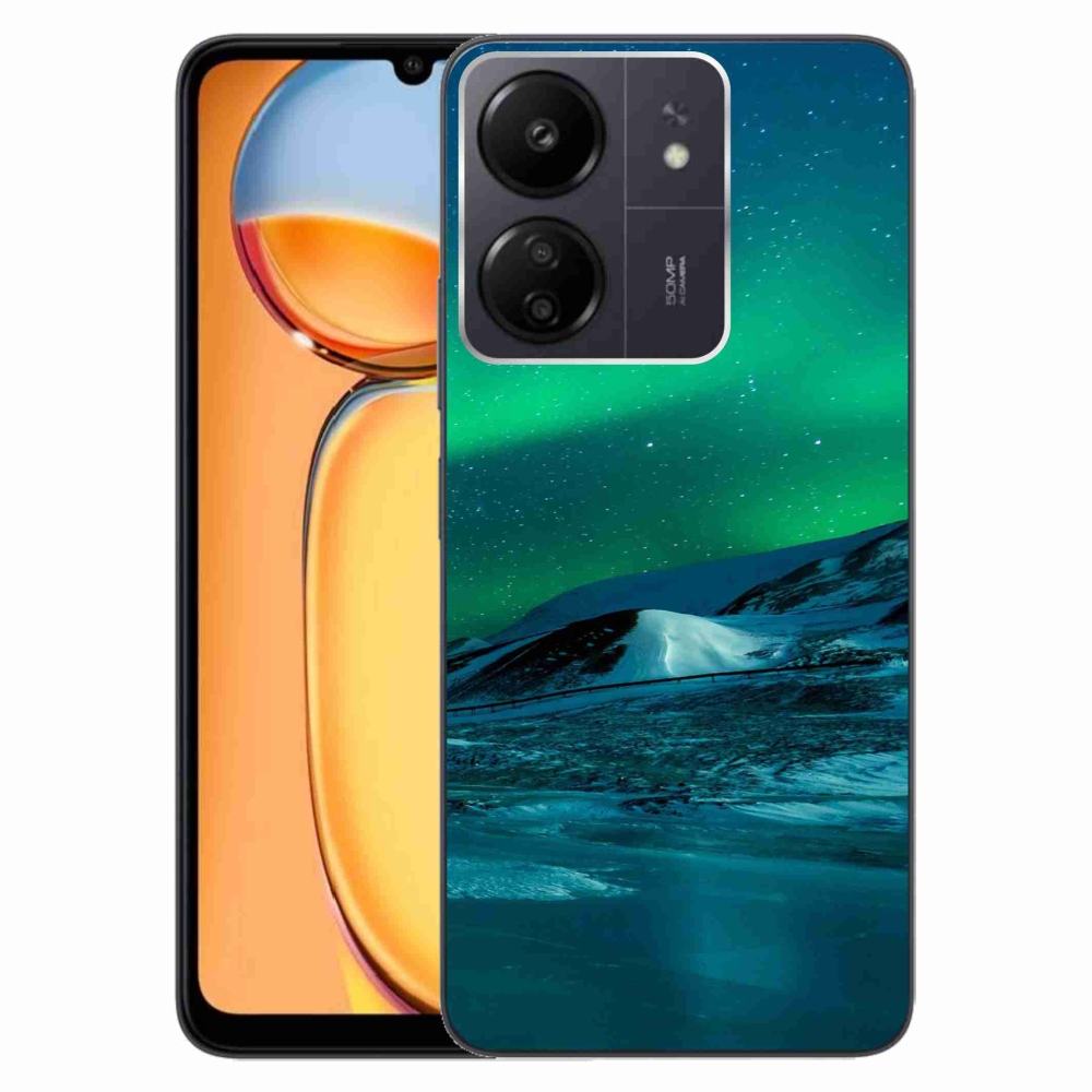 Gél borítás mmCase a Xiaomi Poco C65/Redmi 13C-hez - sarki fény