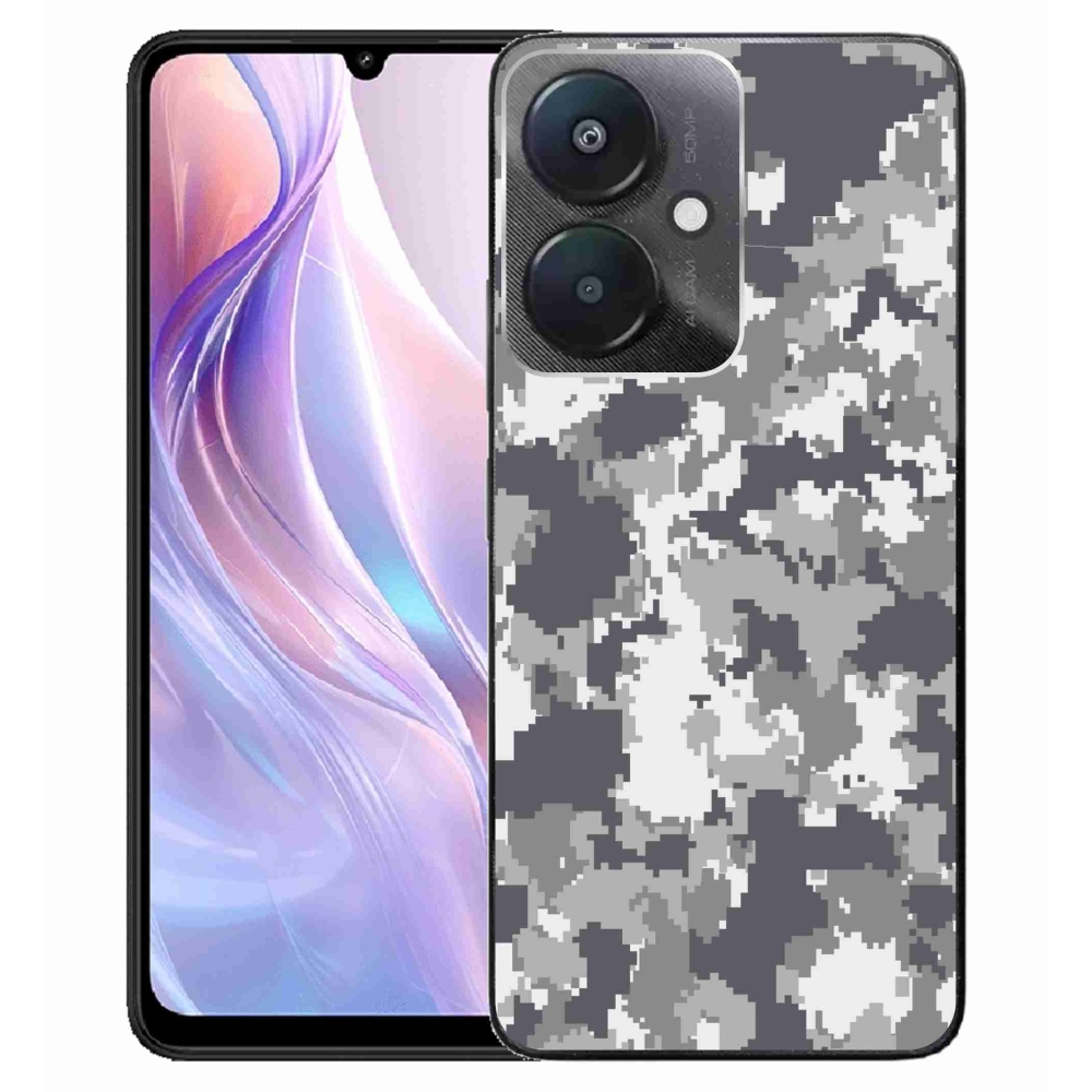 Gél borítás mmCase a Xiaomi Redmi 13C 5G-hez - álcázó minta 2