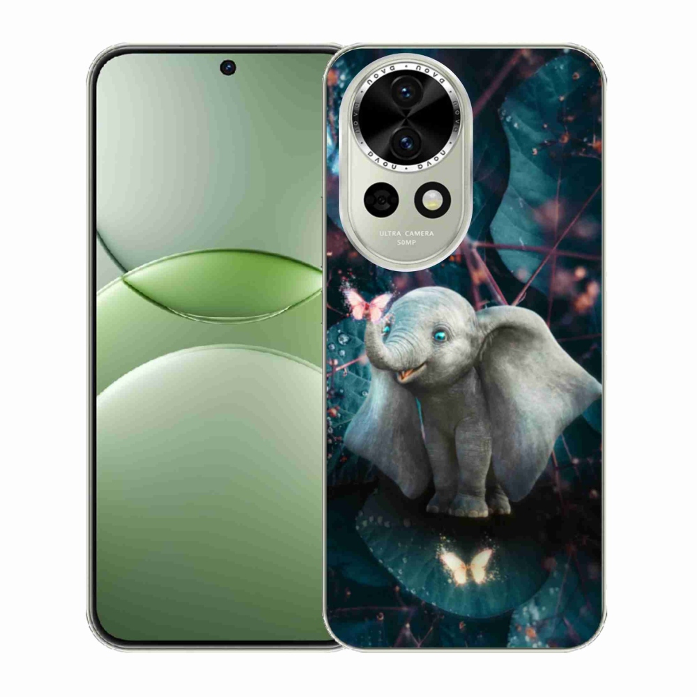 Gél borítás mmCase a Huawei Nova 13 5G számára - aranyos elefánt