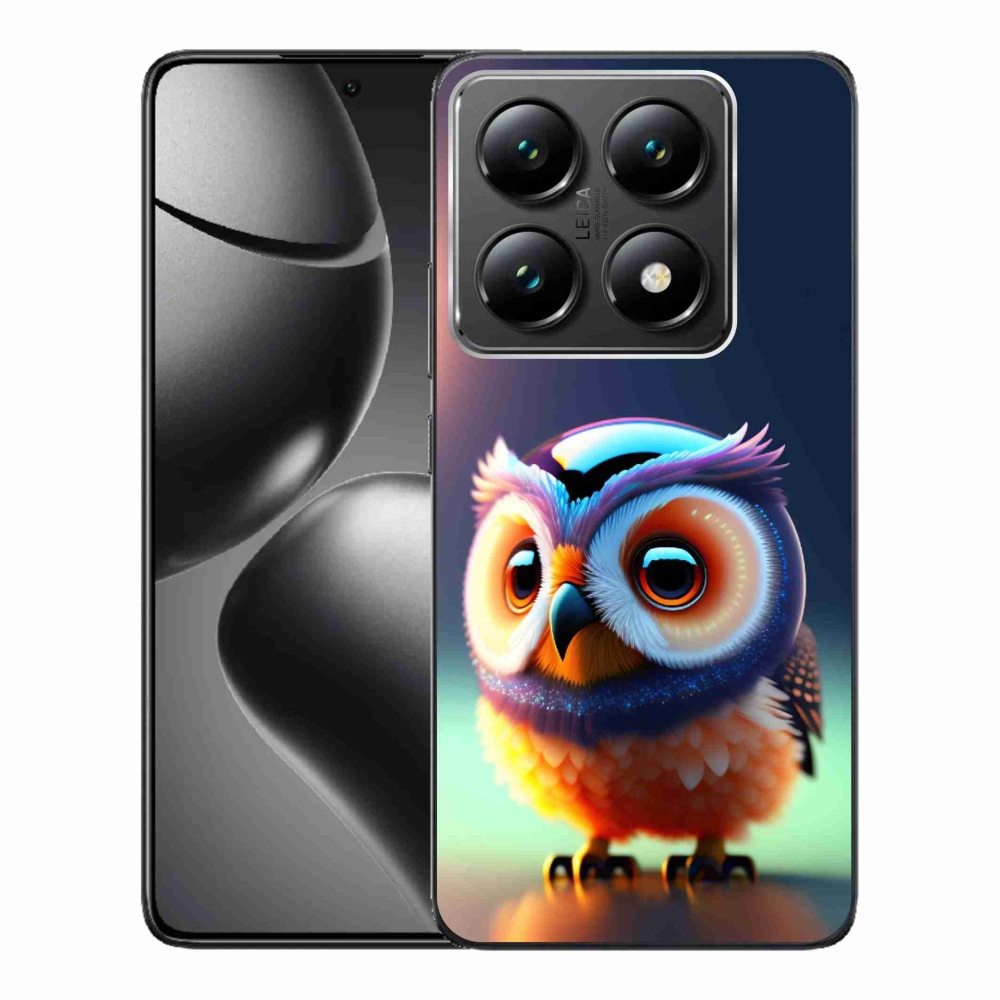 Gél borítás mmCase a Xiaomi 14T Pro számára - bagoly