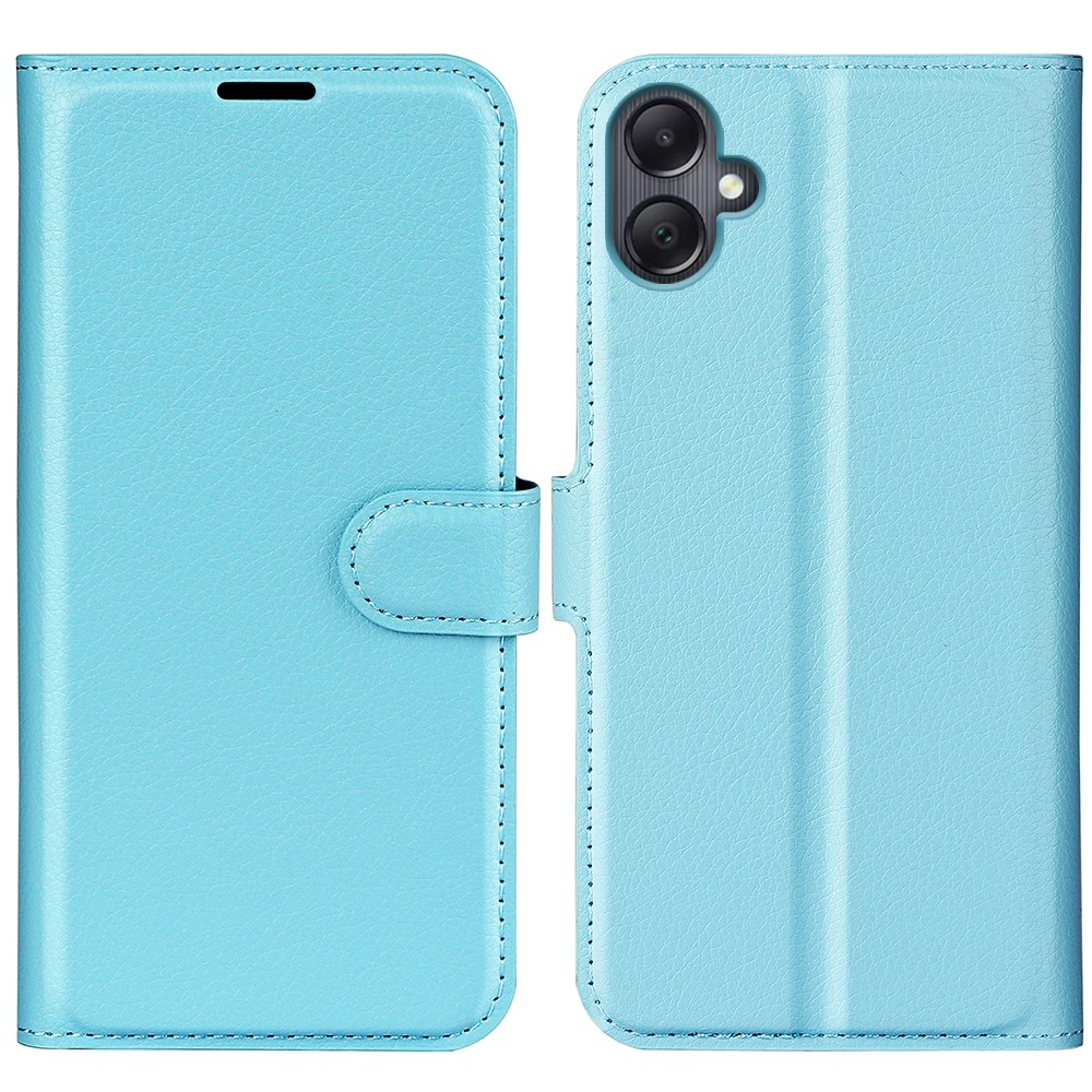 Litchi könyv tok Samsung Galaxy A06 4G - kék