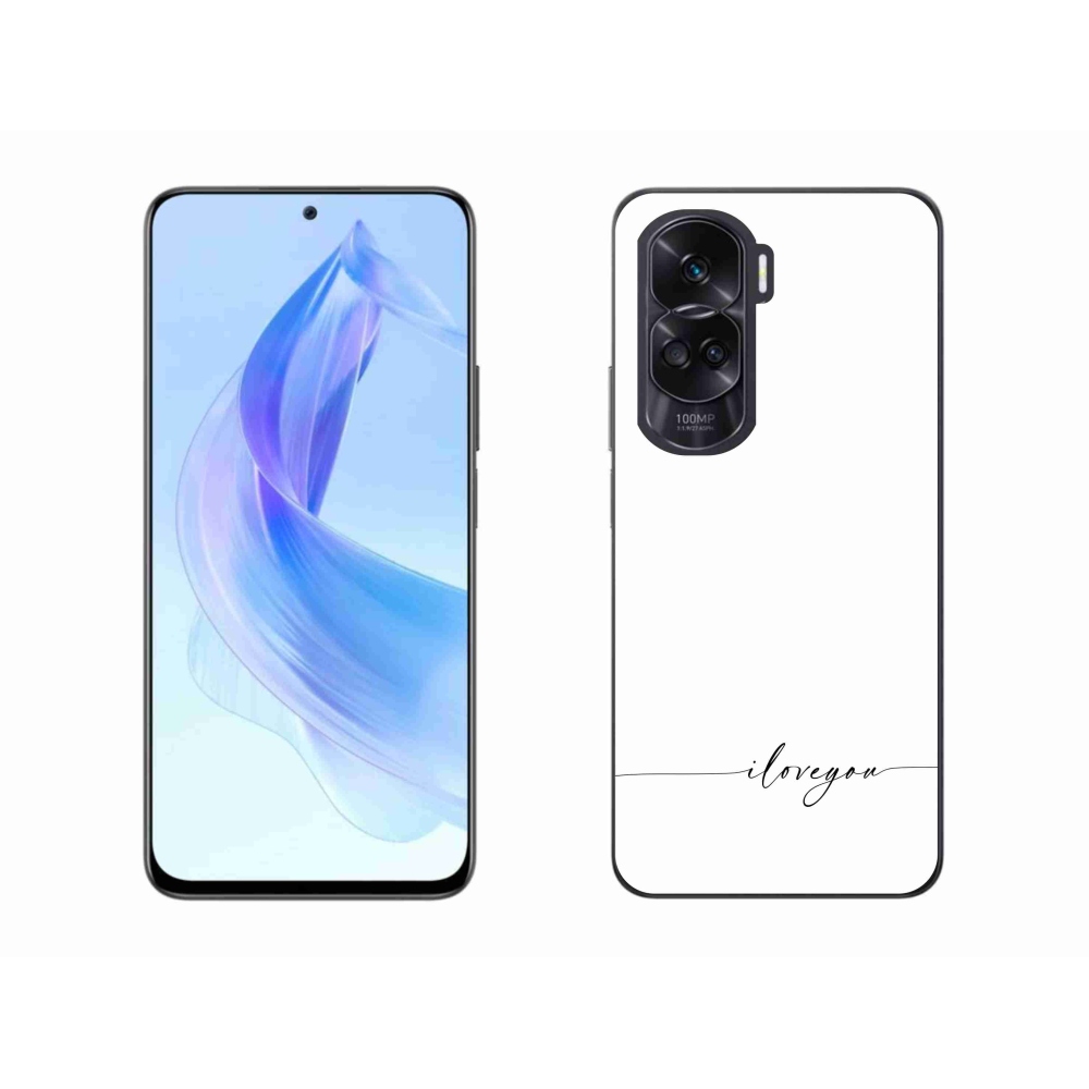 Gél borító mmCase a Honor 90 Lite-hoz - Szeretlek fehér háttérrel