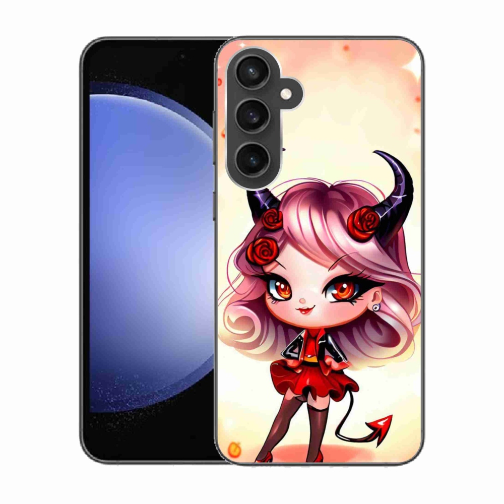 Gél borítás mmCase Samsung Galaxy S23 FE készülékhez - rajzfilm ördög